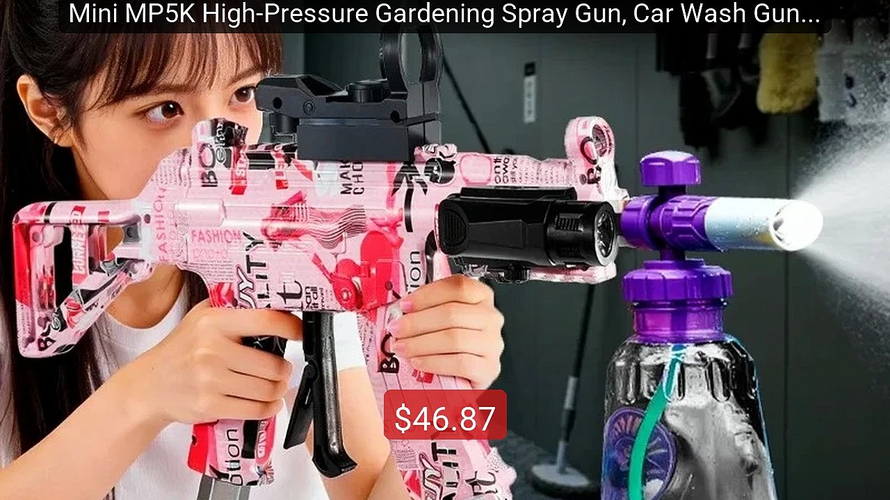 Mini MP5K High-Pressure Gardening Spray Gun, Car Wash Gun, ... -- Top Pick 2026 | Unbeatable Price!