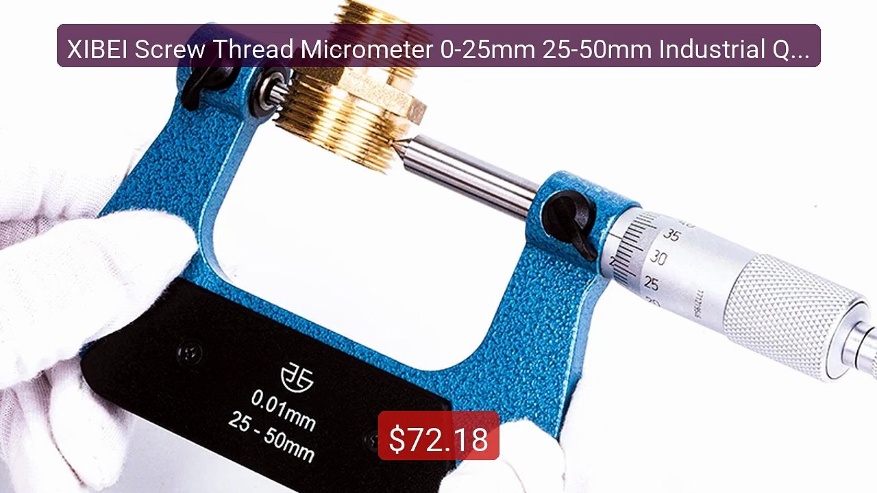 XIBEI Screw Thread Micrometer 0-25mm 25-50mm Industrial Qualit... -- Hot Deal 2026 | Limited Offer!