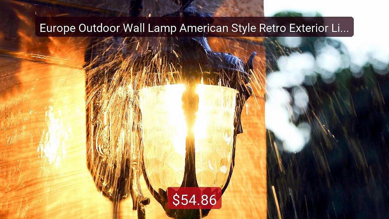 Europe Outdoor Wall Lamp American Style Retro Exterior Light ... -- Amazing Value 2026 | Must Have!