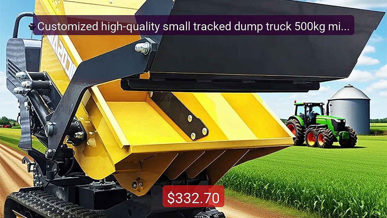 Customized high-quality small tracked dump truc...