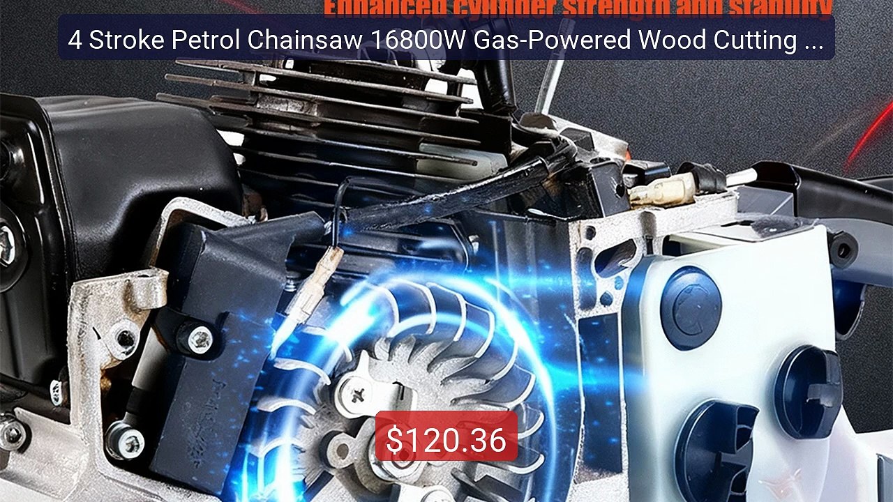 4 Stroke Petrol Chainsaw 16800W Gas-Powered Wood Cutting Saw Handh... -- Best Deal 2026 | Shop Now!
