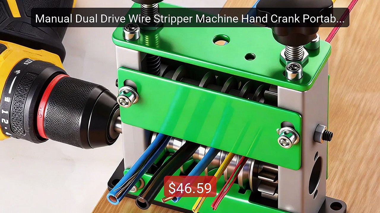 Manual Dual Drive Wire Stripper Machine Hand Crank Portable Ca... -- Hot Deal 2026 | Limited Offer!