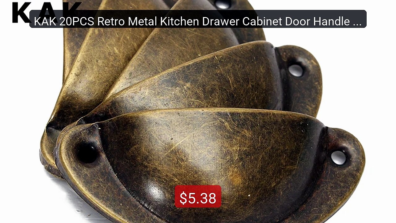 KAK 20PCS Retro Metal Kitchen Drawer Cabinet Door Handle And Furni... -- Best Deal 2026 | Shop Now!