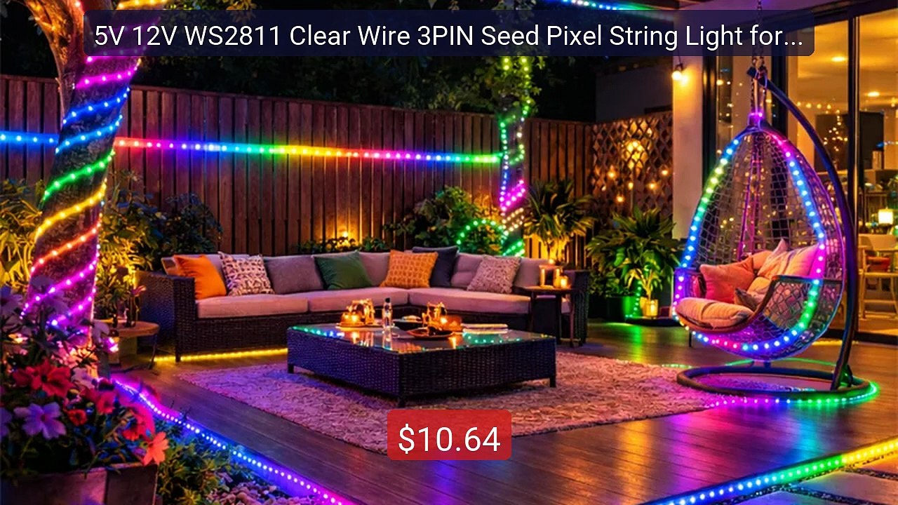 5V 12V WS2811 Clear Wire 3PIN Seed Pixel String Light for Fairy Li... -- Best Deal 2026 | Shop Now!