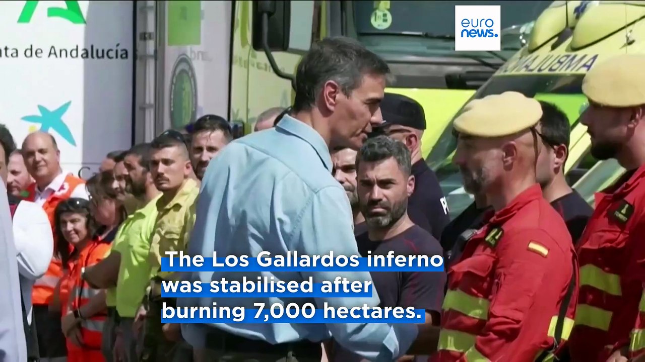 Spanish PM Pedro Sánchez urges better prevention after deadly wildfire in south