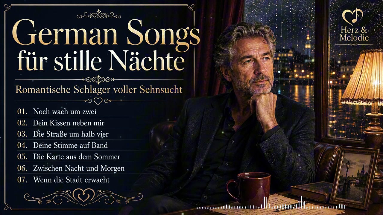 German Songs für stille Nächte | Romantische Schlager voller Sehnsucht