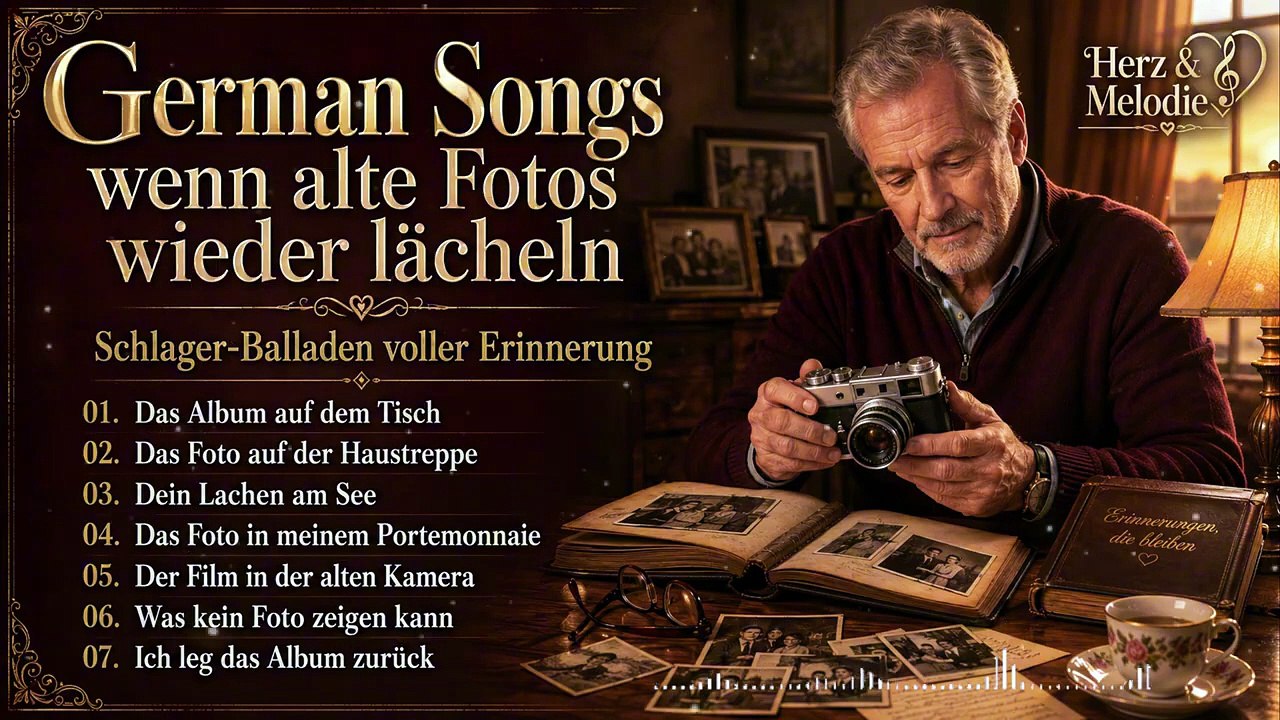 German Songs wenn alte Fotos wieder lächeln | Schlager-Balladen voller Erinnerung
