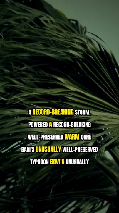 Typhoon Bavi: 1 Secret Rewrites Weather! 🌪️