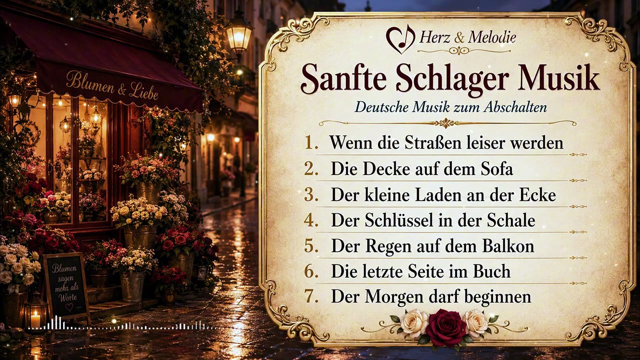German Songs wenn der Alltag zu viel wird | Sanfte Schlager zum Abschalten