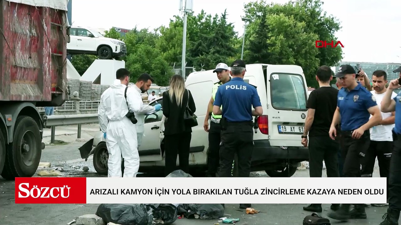 Basın Ekspres Yolu'nda feci kaza! Trafik kilitlendi bir kişi hayatını kaybetti