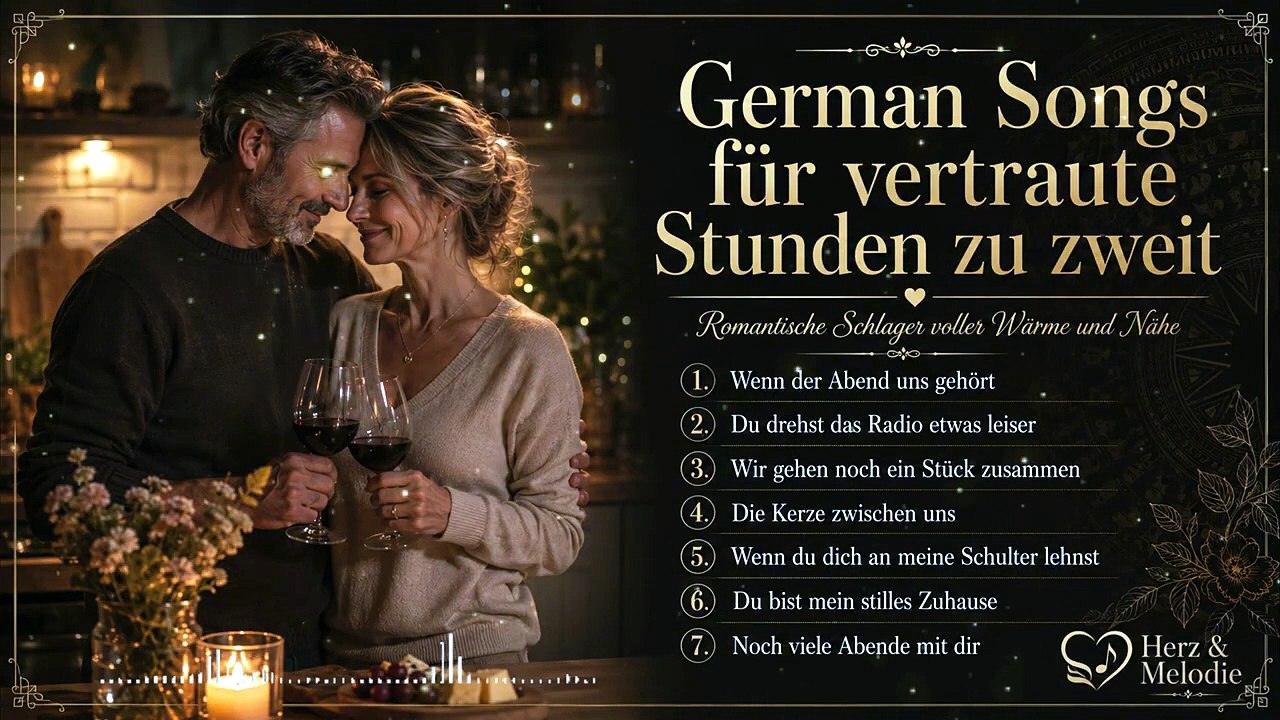 German Songs für vertraute Stunden zu zweit | Romantische Schlager voller Wärme und Nähe