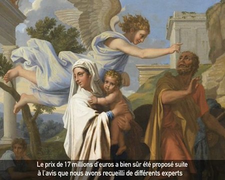 Acquisition du tableau La Fuite en Egypte de Nicolas Poussin