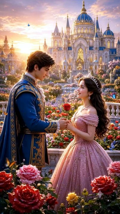 The Prince and the Princess romance together.