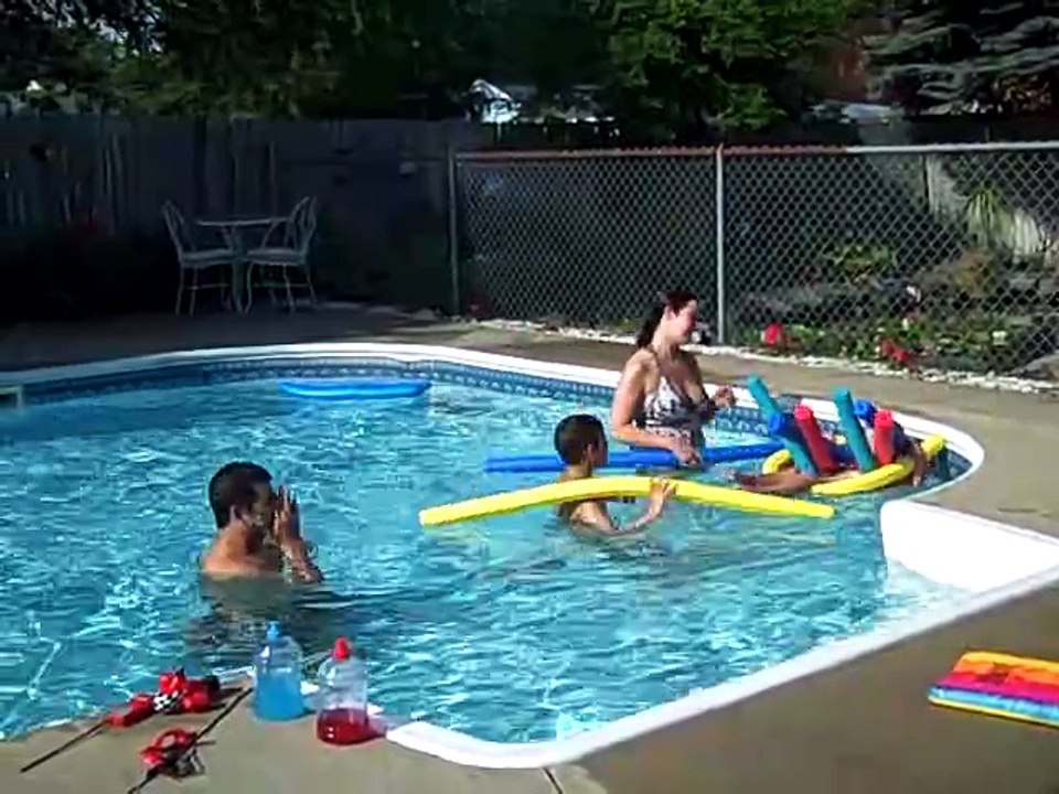 Swimming Pool Playful Beatdown