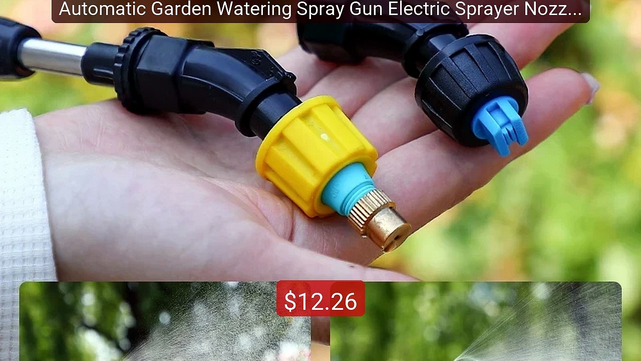 Automatic Garden Watering Spray Gun Electric Sprayer Nozzle Sp... -- Best Buy 2026 | Great Quality!