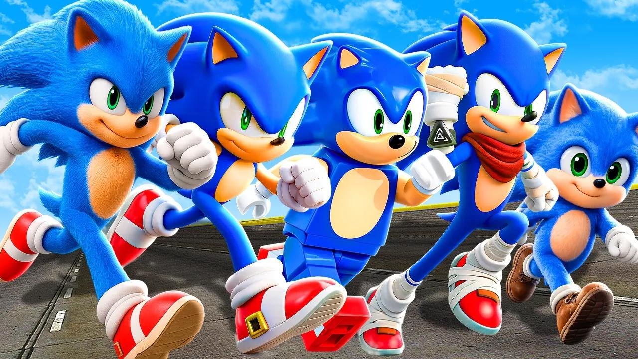 Which Sonic Is the Fastest in GTA 5? (Sonic Movie Mod)