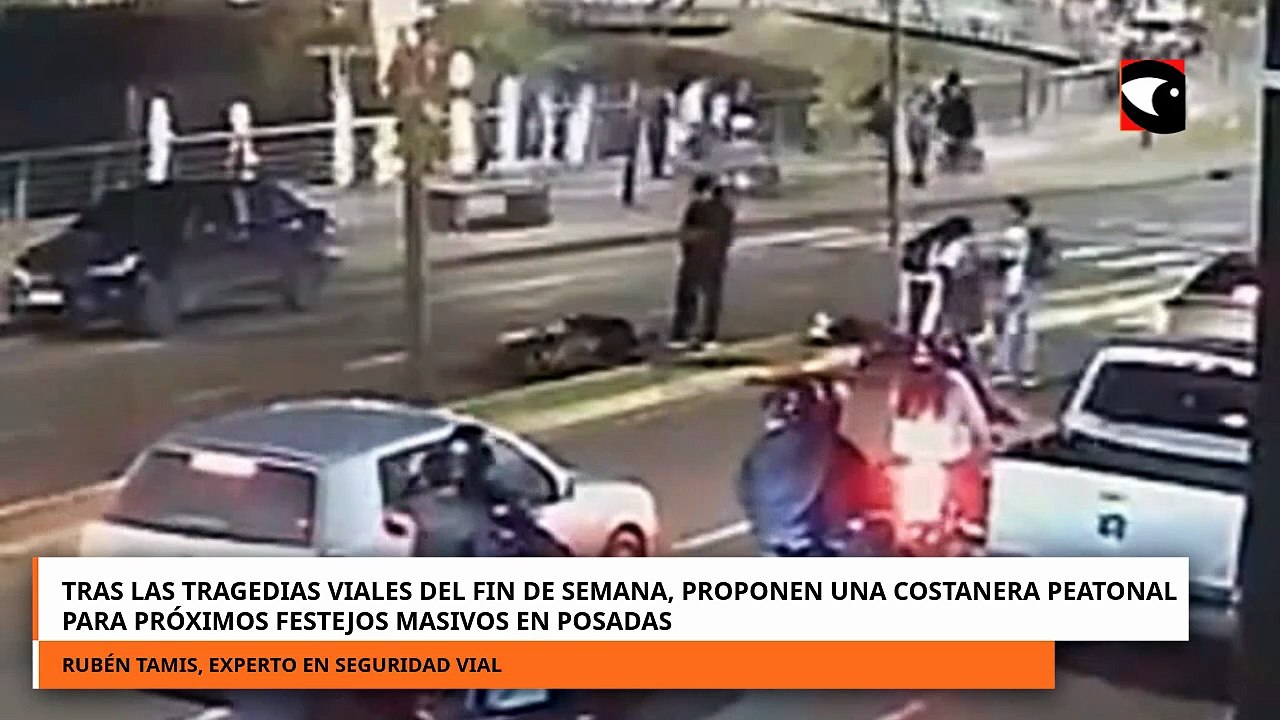 Tras las tragedias viales del fin de semana, proponen una costanera peatonal para próximos festejos