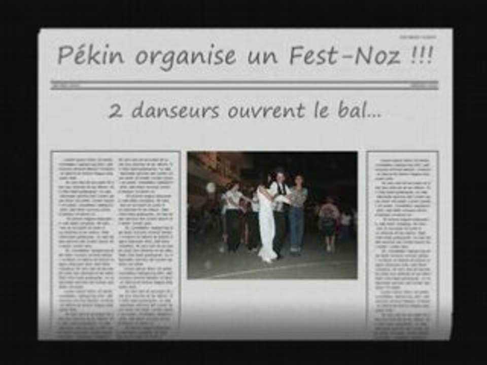 Fest Noz à Pekin - en 2000 - Organisé par Zhong Breizh