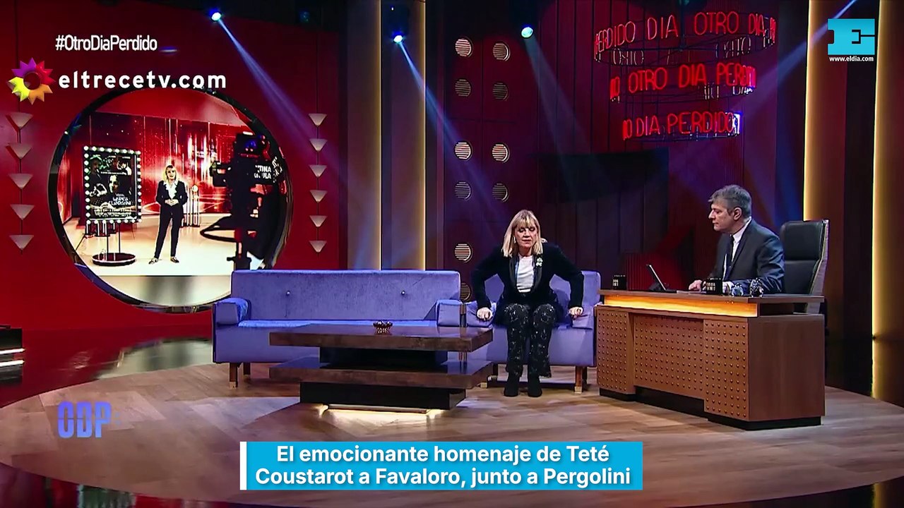 El emocionante homenaje de Teté Coustarot a Favaloro, junto a Pergolini