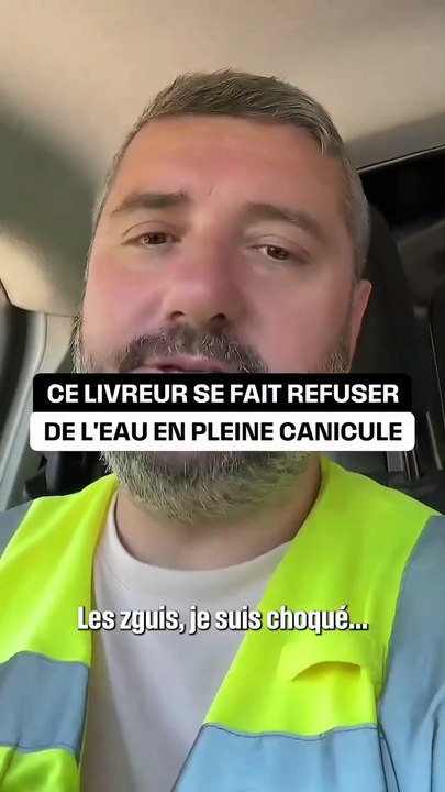 📺En pleine canicule, 1 client refuse de remplir la bouteille d’eau du livreur😳🎬ABONNES-TOI & METS UN COM' STP MERCI📺🙏😉😎💖