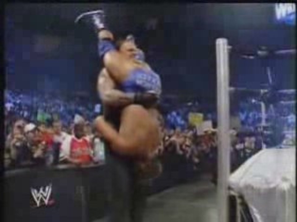 The Undertaker destroys Rene Dupree