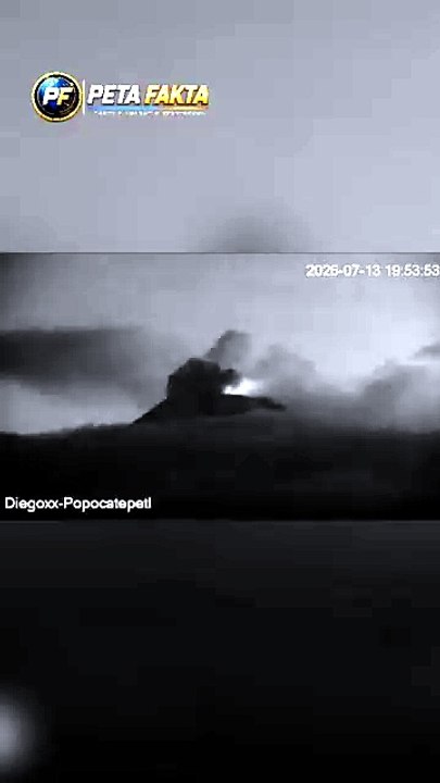 Popocatépetl Bangkit Lagi