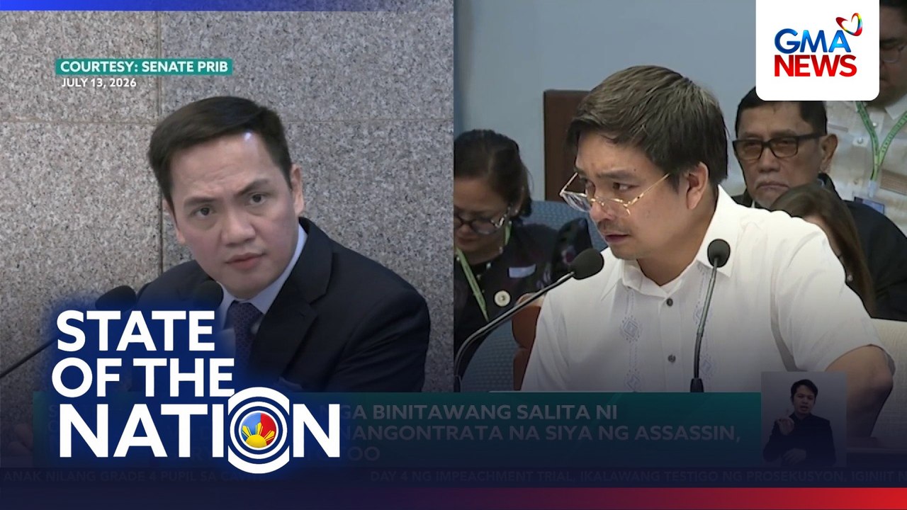 Senator-judges sa testigo: Meron nga bang kinontratang assassin ang bise? | SONA