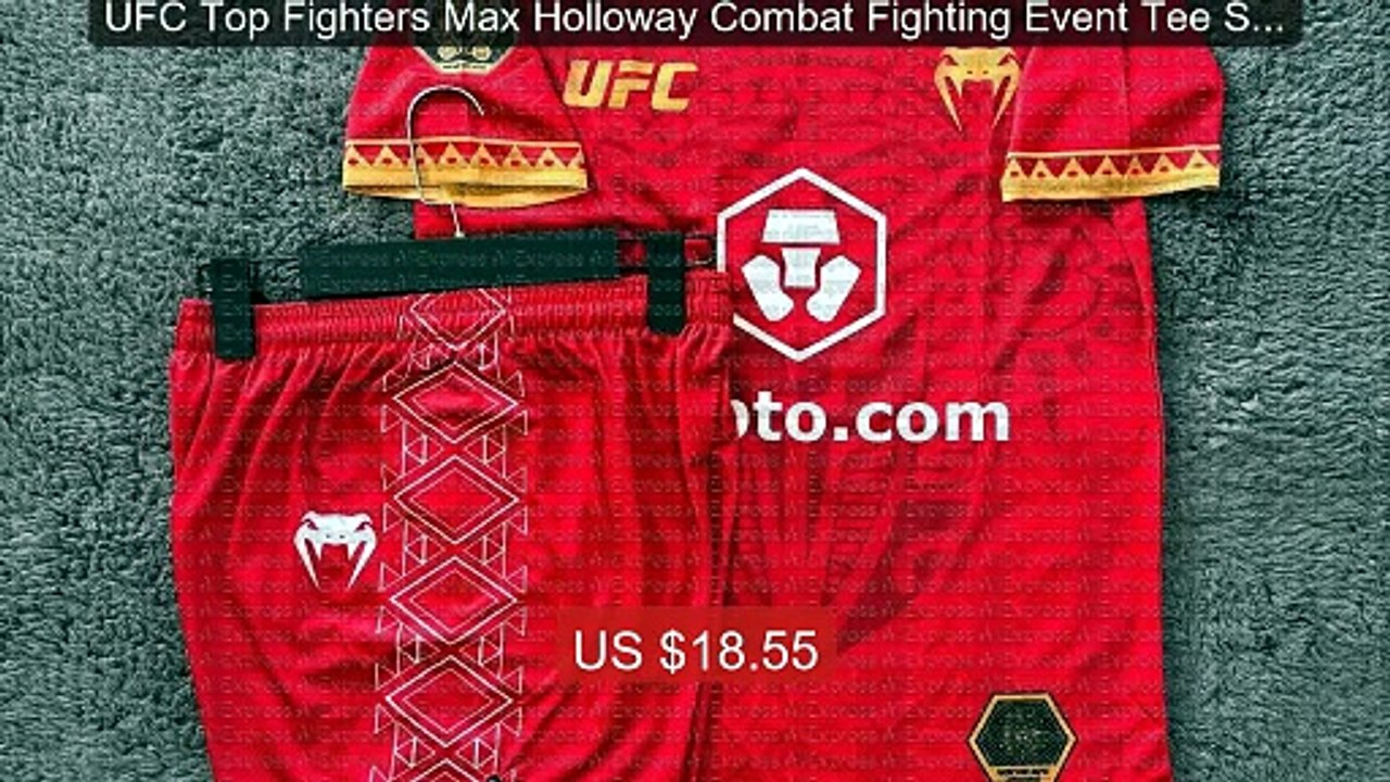 UFC Top Fighters Max Holloway Combat Fighting Event Tee Sho... -- Top Pick 2026 | Unbeatable Price!