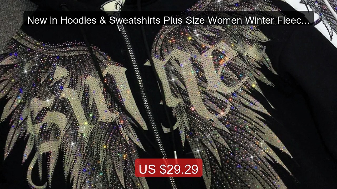 New in Hoodies & Sweatshirts Plus Size Women Winter Fleece Thick W... -- Best Deal 2026 | Shop Now!