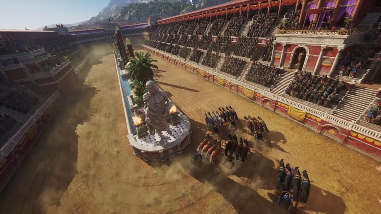 Anno 117: Im Hippodrom fahren eure eigenen Spezialisten um den Sieg