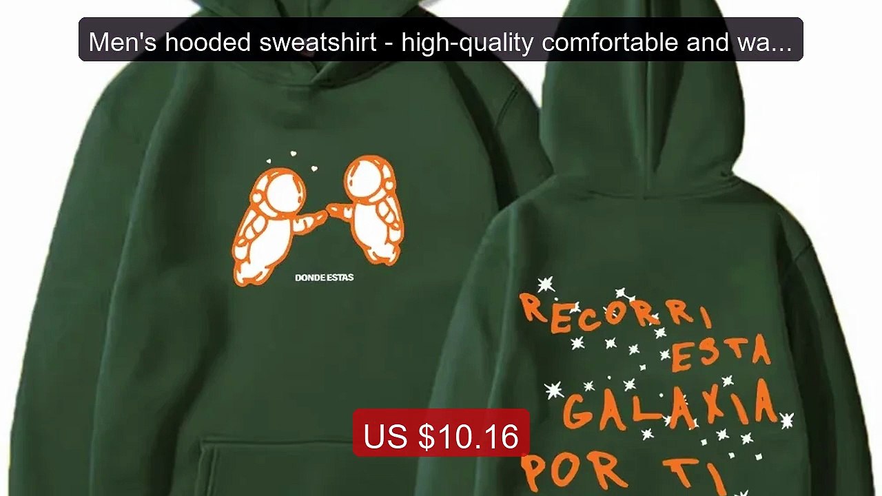 Men's hooded sweatshirt - high-quality comfortable and warmNew... -- Best Buy 2026 | Great Quality!