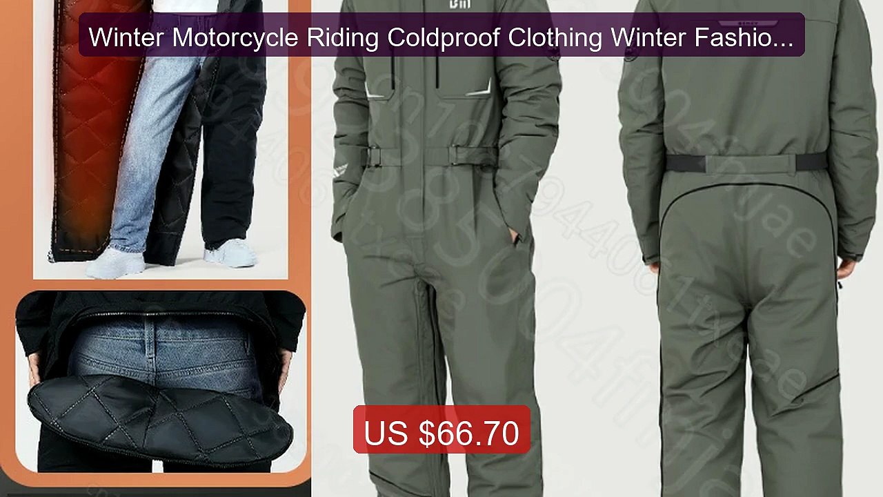 Winter Motorcycle Riding Coldproof Clothing Winter Fashion Waist De... -- Top Rated 2026 | Buy Now!