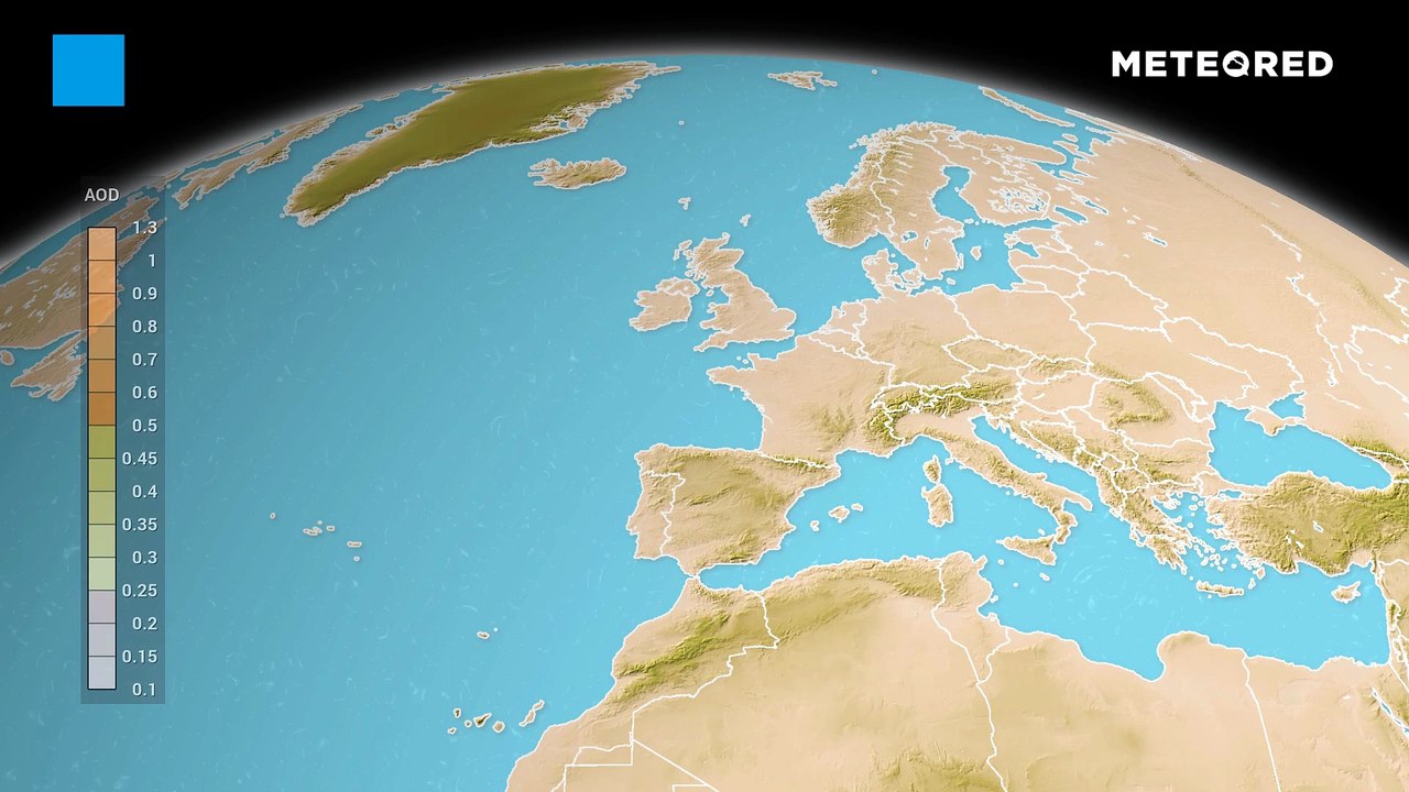 Episodio de calima en el este de la península Ibérica y Baleares