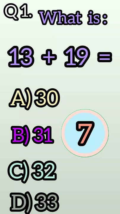 Test Your Brain with This Fun Math Quiz!