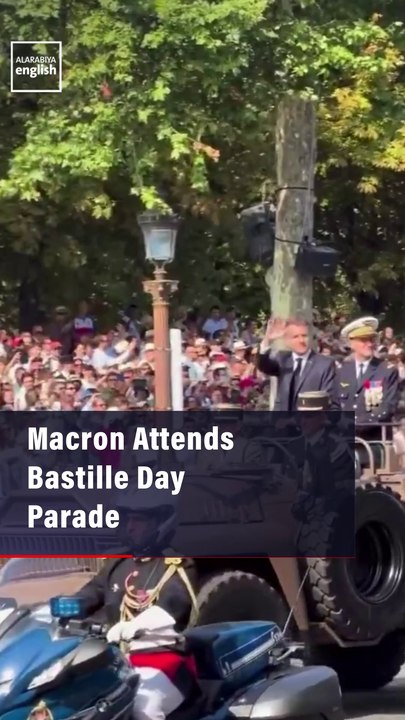 Macron Attends Bastille Day Parade
