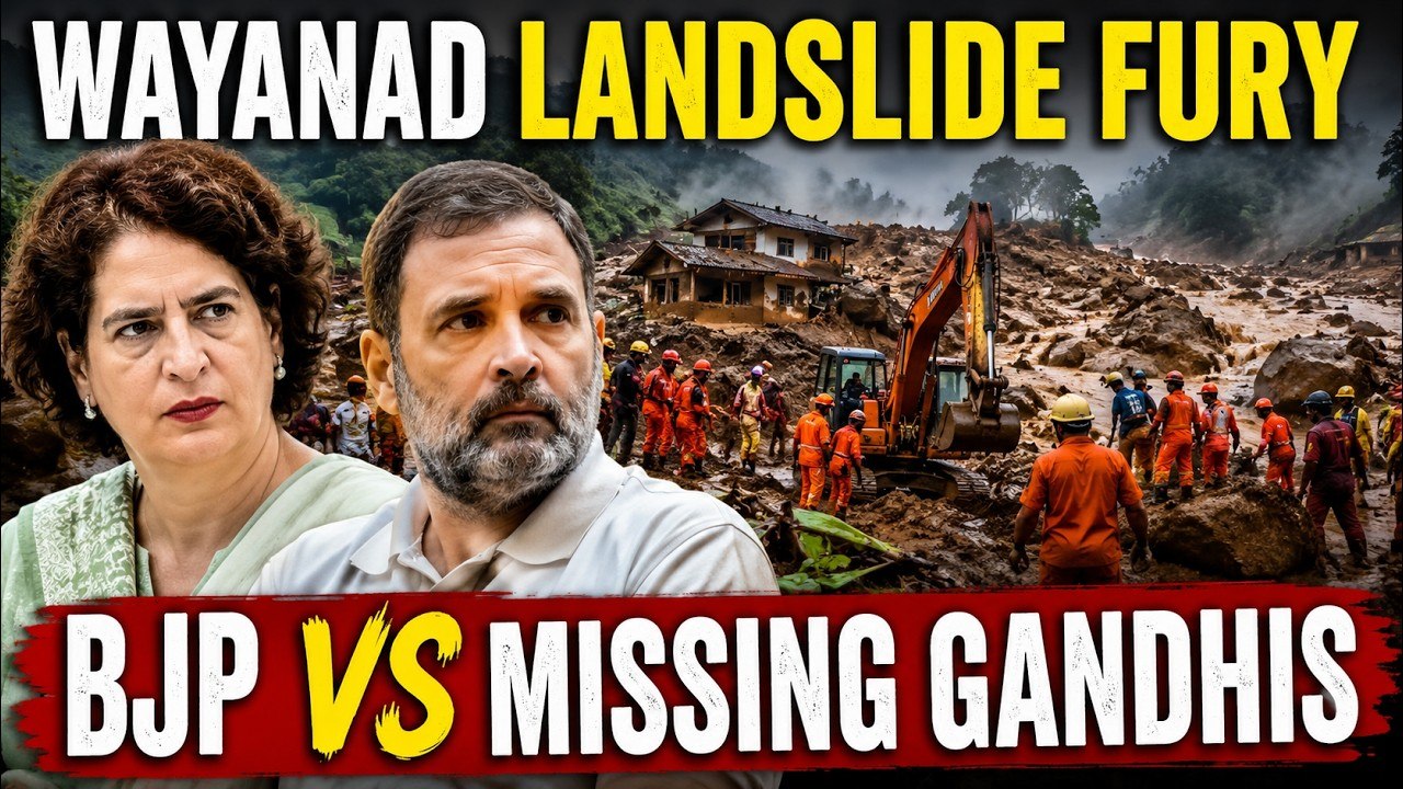 Wayanad Landslide: BJP Asks 'Where Are Rahul Ga...