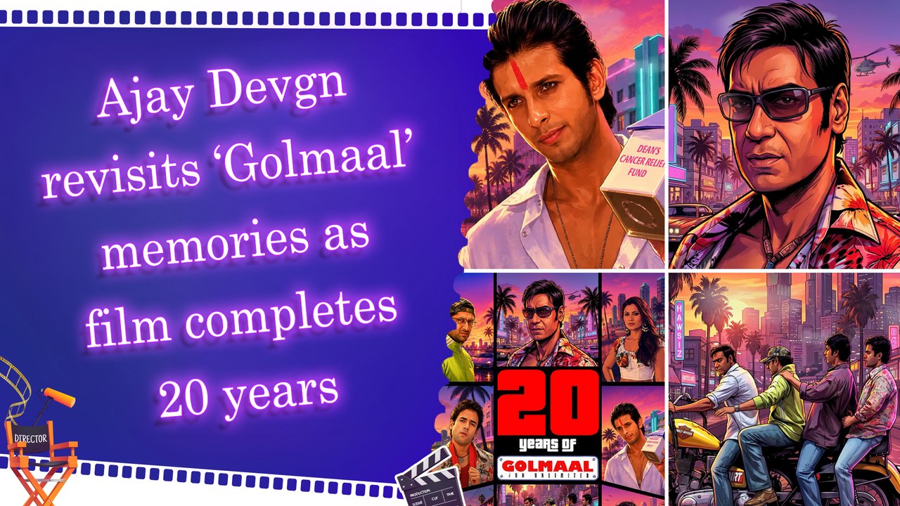 Ajay Devgn celebrates 20 years of ‘Golmaal: Fun Unlimited’ with nostalgic post