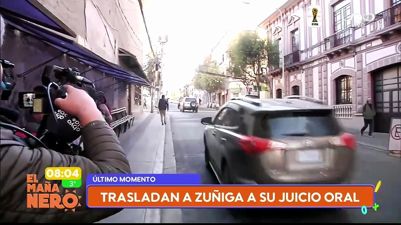 Trasladan a Zuñiga a su juicio oral