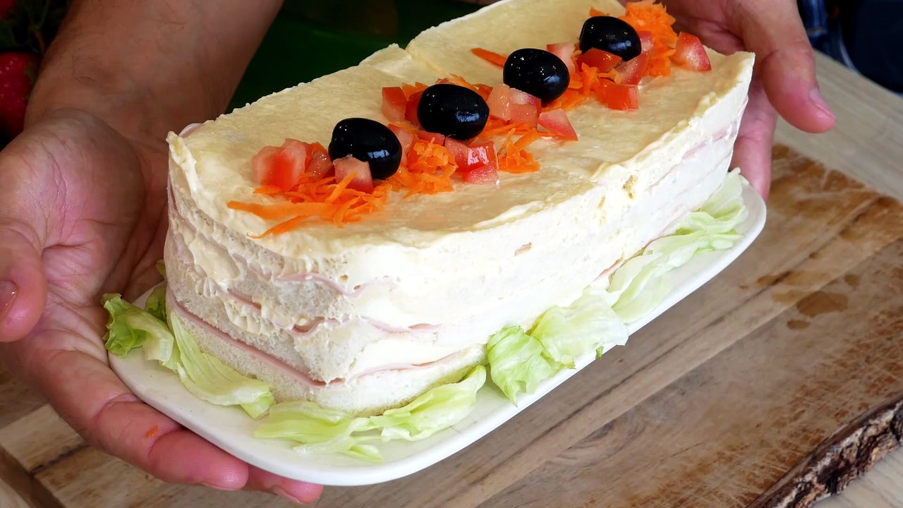 El PASTEL salado FRÍO más FÁCIL Y RICO