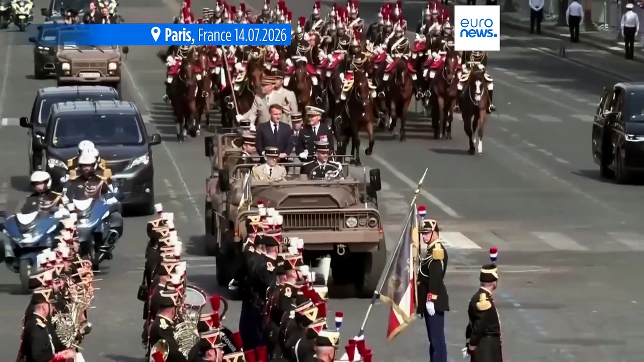 France flaunts firepower and unity with allies as Macron hosts final Bastille Day parade