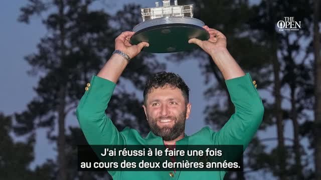 British Open - Rahm : Ce n'est pas facile de remporter un Majeur