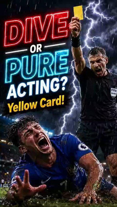 What Is a Dive (Simulation) in Soccer & Football? 🤿⚽ FIFA Rules #Shorts
