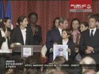 Conférence presse d'ingrid Bétancourt