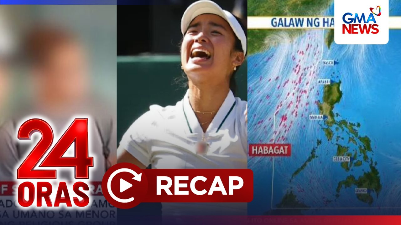 24 Oras Part 2: Pastor, arestado sa umano'y panggagahasa; Buhay outside tennis court ni Alex Eala; Update sa Bagyong Josie, atbp
