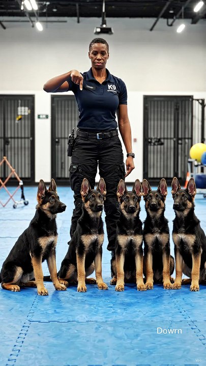 K9 Puppy Hand Signal Training 🐶 | Smart Puppy Obedience Skills #Shorts