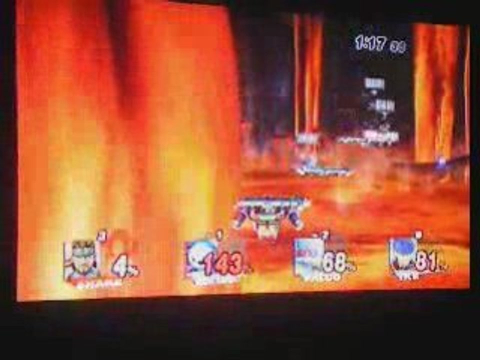 SSBB : SNAKE vs META KNIGHT vs FALCO vs IKE