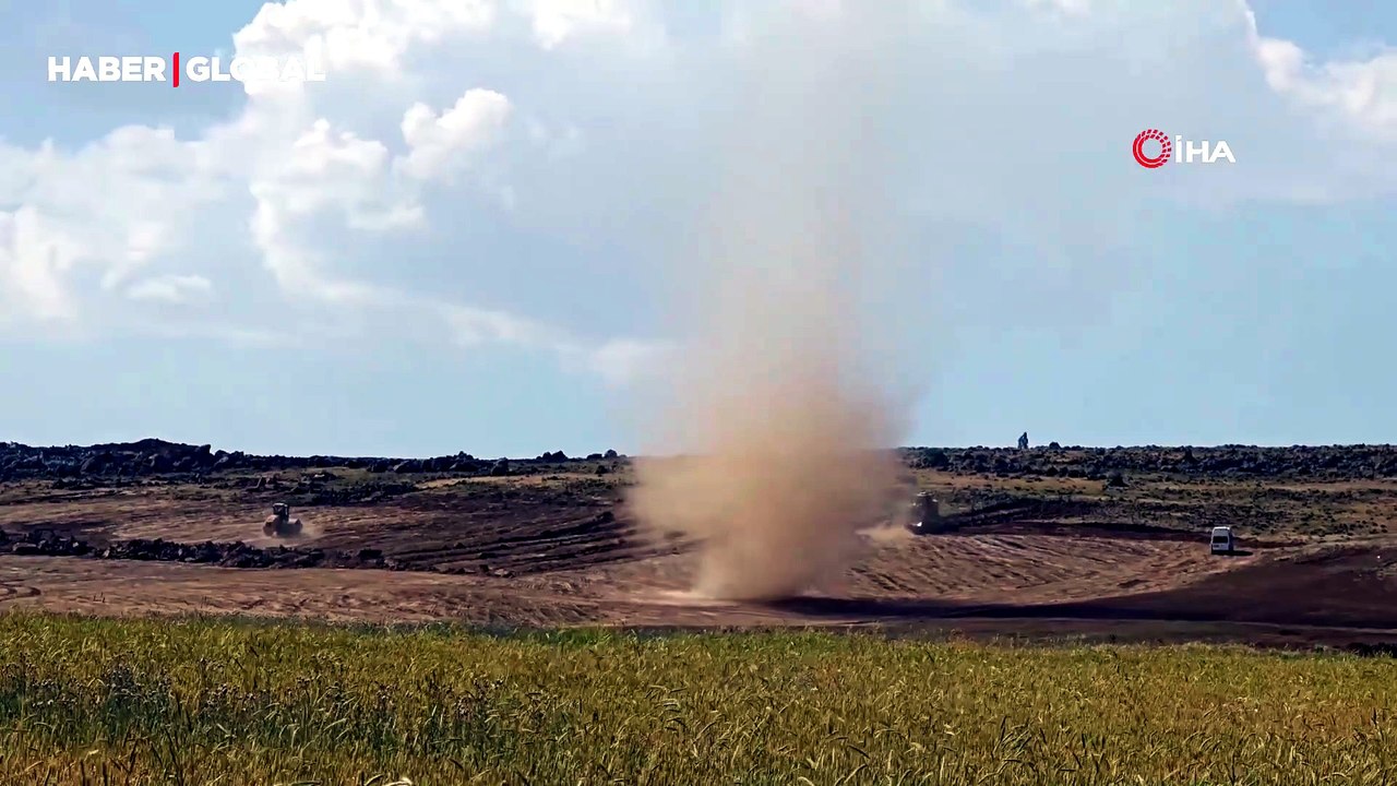 Bitlis'te hortum kameraya yansıdı