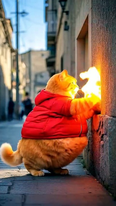 Orange Cat Crazy # Cat AI Video # Cat Chef Puff # Cat Meme Theater # Cat Daily