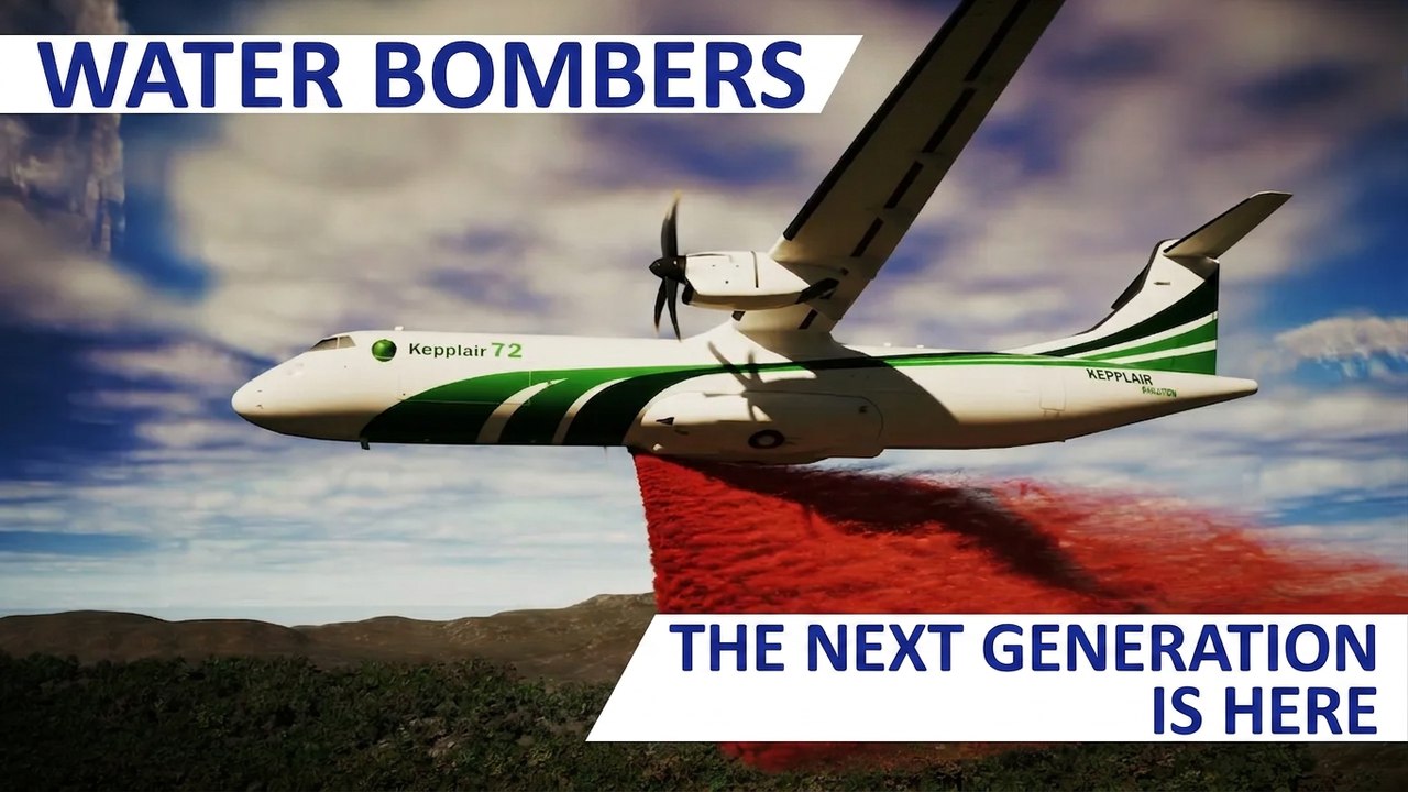 Next-Gen Water Bombers: The KEPPLAIR-72 Is Almost Here
