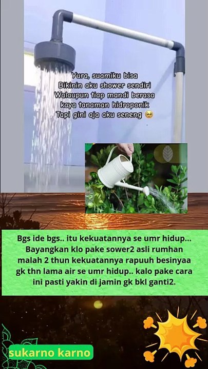 kreatif juga suami saya 😁 boleh dicontoh ni